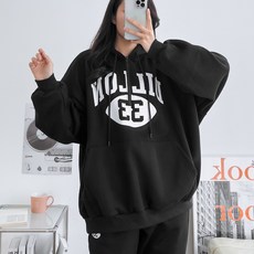 MINTWINI 女款寬鬆刷毛Dylan套裝慢跑套裝半拉鍊連帽運動上下套裝