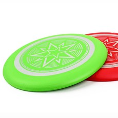 원반던지기 소프트 부메랑 플라잉 디스크 야광, 그린, 1개