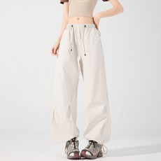 夏季戶外防潑水速幹登山褲男女寬鬆直筒休閒褲情侶徒步工裝褲