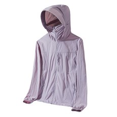 釣友俱樂部 速乾情侶防曬衣 UPF50+ 夏季男女同款 防紫外線 透氣 冰絲皮膚衣, 淺紫色,2XL【165-180】, 1個