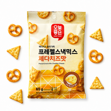 오늘좋은 프레첼스낵믹스 체다치즈맛 (65G), 5개, 65g
