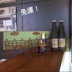 美式鄉村工業風壁掛置物架 -