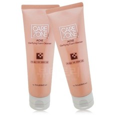 케어존 아크네 클래리파잉 폼 클렌저 130ml +130ml, 케어존 아크네 클래리파잉 폼 클렌저 130ml +130