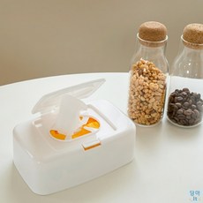 담아잇 물티슈케이스 화장실물티슈보관함, 화이트