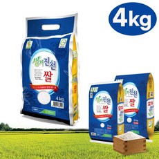 충북 진천 농협 쌀 알찬미 품종 우리쌀 4kg 농산물우수관리 러브미 인증, 1박스, 특등급