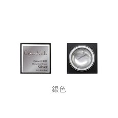 Ostar Nails 心緹 金屬膠 日式彩繪膠 拉線膠 鉑金膠, 1個, 銀色