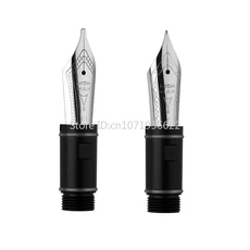 2PCS/3PCS MAJOHN NO.6 만년필 펜촉 EF/F/M/스터브 크기 Majohn P136/P138/P139/V60 쓰기 액세서리 용 기, 07 F And Stub