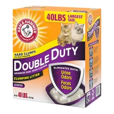 ARM & HAMMER 鐵鎚牌 加強除臭貓砂 礦砂 40LB, 18.14kg, 1個, 清新香味