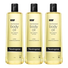 뉴트로지나 세서미 바디오일, 473ml, 3개