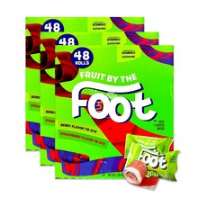 후룻바이더풋 맛있는 미니 구미 간식 코스트코 대용량 알맹이 젤리 베리딸기 48개입 3곽, 21g