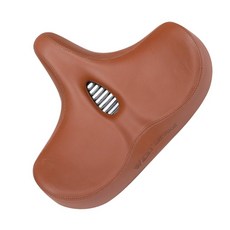 시그니처베이지 자전거 전립선 쿠션 안장 YPZ120, 브라운, 1개