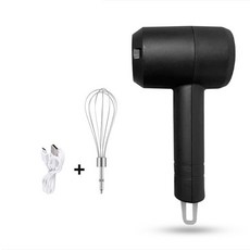 打蛋器家用電動打發蛋糕烘焙工具奶油手持小型蛋清攪拌和麪機禮品, 黑色【單棒】:莫蘭迪款