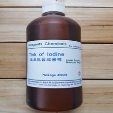 오피스안 요오드딩크용액 Tink of Iodine 화)450ml 시약, 1개, 450ml