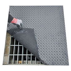 나라벨트 하수구덮개 벌레 냄새차단 맨홀덮개 미끄럼방지 철판무늬 고무판