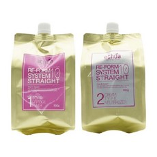 세리화장품 아초아 리폼 시스템 10 매직 스트레이트 (손상모용) 500g 크림타입(2제), 1개, 500ml