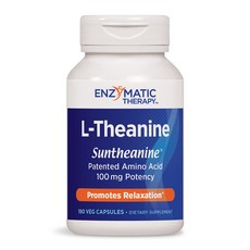 ENZYMATIC THERAPY 左旋茶胺酸膠囊, 1罐, 180 件