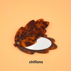 새벽남자 차주영손거울 왓츠인마이백 MIRROR, 1개, 리프