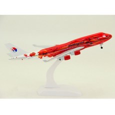 飛機模型 16cm超音速法國協和式仿真客機模型屬英國航空合金飛機模型玩具 航模客機 仿真原型機 航空模型, 20cm747大紅花有輪子, 1個