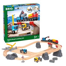 BRIO 팜 레일 세트 33719, G. 철도 및 도로 채석장 세트