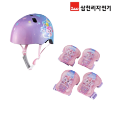 티니핑 자전거 헬멧+보호대 세트 어린이 안전용품 풀세트, 티니핑 헬멧+보호대 세트, 1개