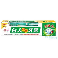 白人 蜂膠牙膏 附牙刷 130g, 1個