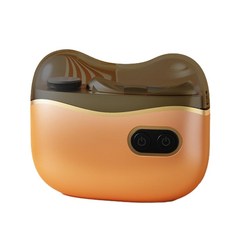 HANQI 電動指甲剪磨甲器 剪磨一體, 1個, 剪磨一體 防剪肉 - 活力橙