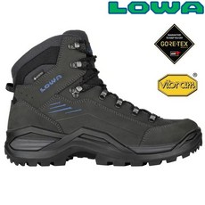 LOWA Renegade EVO GTX Mid W 男款寬楦中筒多功能健行鞋 LW311917 9780深灰/藍