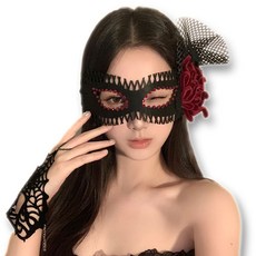 하이유니 [시선강탈] 크리피큐티 무도회 할로윈 파티 가면, 1개, #4