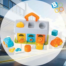 주차장 도형놀이 조카선물 아기장난감 영유아선물 퍼즐완구 유치원교구 감각발달완구