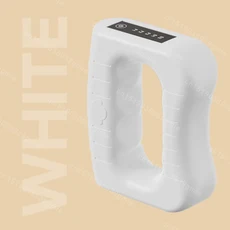 전기 바디 마사지 링 다기능 핸드 헬드 근막 총 무선 충전식 전신 딥 티슈 마사지 휴식, 01 White