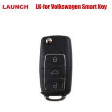 Launch LK-스마트 키 접이식 3-단추-검정색 LK3-VOLWG-01, 01 5PCS