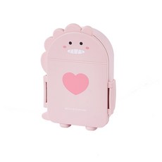 최본 공룡 도시락, 1개, 핑크