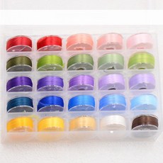 솜인형만들기 세트 자수실 취미 종류 계열 실크실 벨벳 박스 포장, 1개, 매듭 없는 25색 A