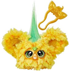 Furby Furblets Loo-Lay 미니 프렌드 45개 이상의 사운드 및 음악 퍼비만 말하기 전자 플러시 장난감 멀티컬러 개학 선물 만 6세 이상, Hoo-lah (Chill Island Music)