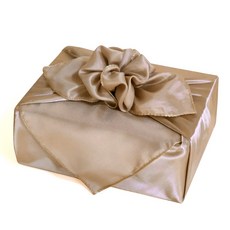정담은보자기 공단 보자기 107 x 107cm 예단 명절 답례품 선물포장, 16. 골드브라운, 1장