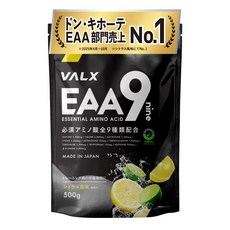 VALX EAA9 EAA BCAA 벌크스 류신 이소류신 발린 베타알라닌 [감귤류 맛] 필수, 1개