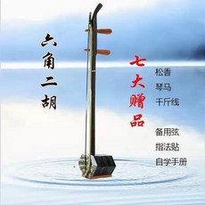 아쟁 해금 취미용 취미 레슨 국악 입문용 초보 말꼬리활, F. 육각형 얼후 말꼬리 활 백 선물 7개, 1개