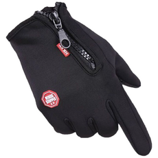 솔린트 자전거 겨울장갑 스마트 터치 기모 1개 블랙, 블랙 × XL × 1개