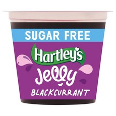 영국 하틀리 Hartleys Jelly Blackcurrant 노슈가 블랙커런트 젤리, 16개, 115g
