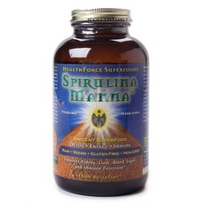 HEALTHFORCE 螺旋藻 Mana 素食標籤 無麩質素食, 1500顆, 1罐