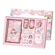 Hayeong Hayoung的花日記裝飾9件套組, 粉色款