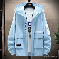 桃園出貨【舒適氣質】夏季超薄款透氣防曬衣男外套防紫外綫皮膚衣學生夾剋韓版潮防曬服