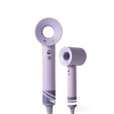 高速吹風機 2.7m線長 沙龍級恆溫負離子護髮 大風量 一年保固, 香芋紫, 五款造型風嘴