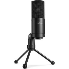 FIFINE XLR 콘덴서 마이크 일방향 마이크 마이크 스탠드 포함 게이밍 음성 채팅 스트리밍 녹음 재택근무 홈워크 내레이션 보컬 믹서/오디오 인터페이스 호환 P