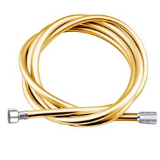 윈클로 물때방지 튜브형 샤워호스, 옐로우, 180cm