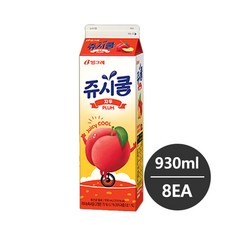 빙그레 쥬시쿨 자두 930ml 8개 냉장배송