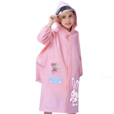 萱寶媽咪 兒童書包雨衣 全粉兔子造型 L碼 兒童雨具