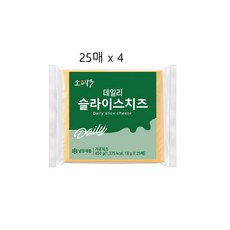소와나무 트리플 슬라이스치즈, 450g, 4개