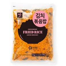 [다만세푸드] 아워홈 김치볶음밥 3kg x 4개(한박스) / 대용량 냉동 볶음밥, 4개