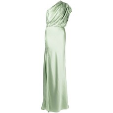 미셸메이슨 사이드 슬릿 원숄더 이브닝 드레스